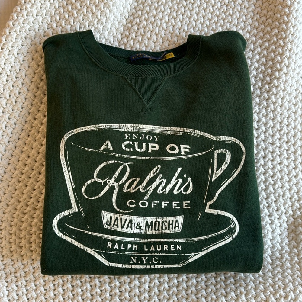 Ralph’s coffee crew neck sweatshirt